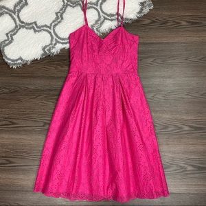 Lilly Pulitzer Pink Eyelet Dress Size 10